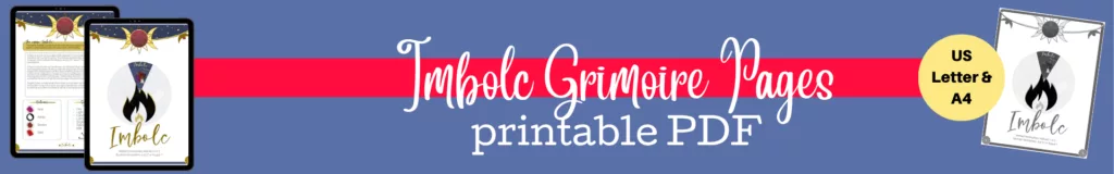 Imbolc Grimoire Pages