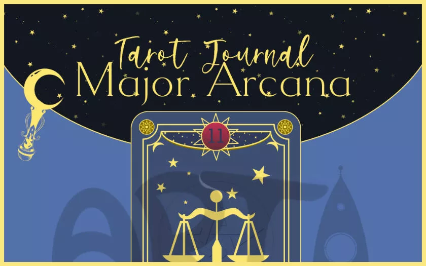 Justice tarot card preview