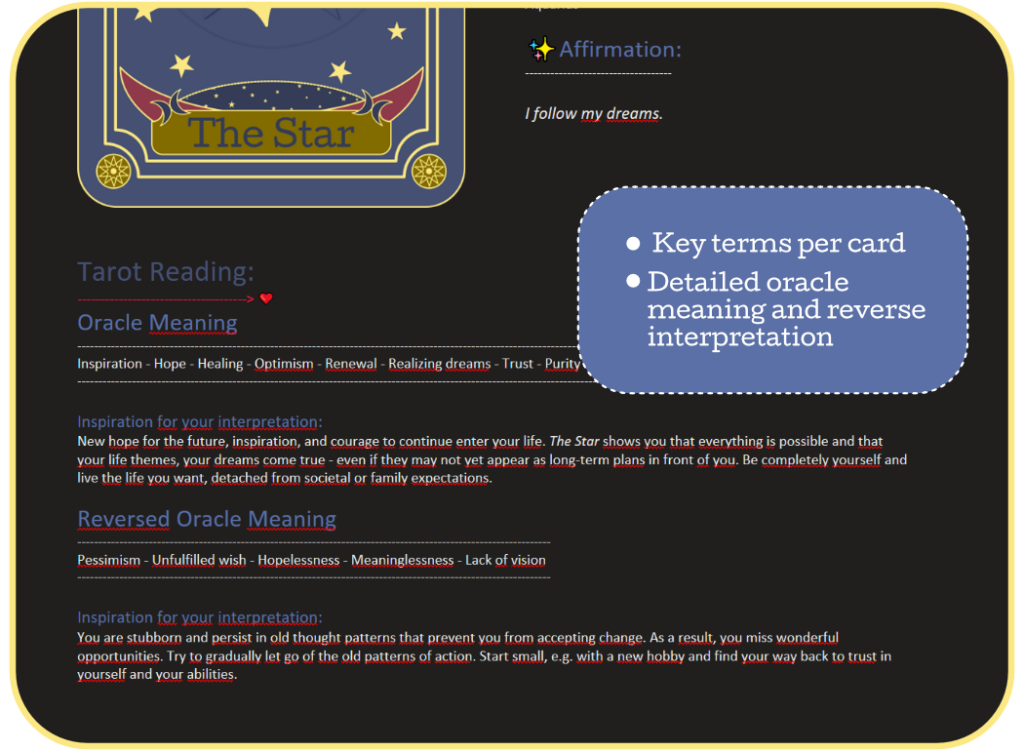 OneNote Tarot Journal: Arcana 2