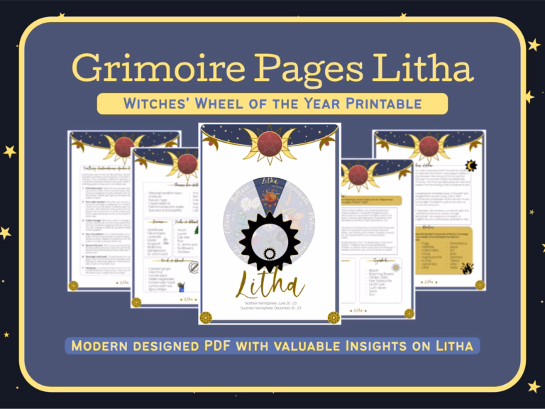Litha Grimoire Pages