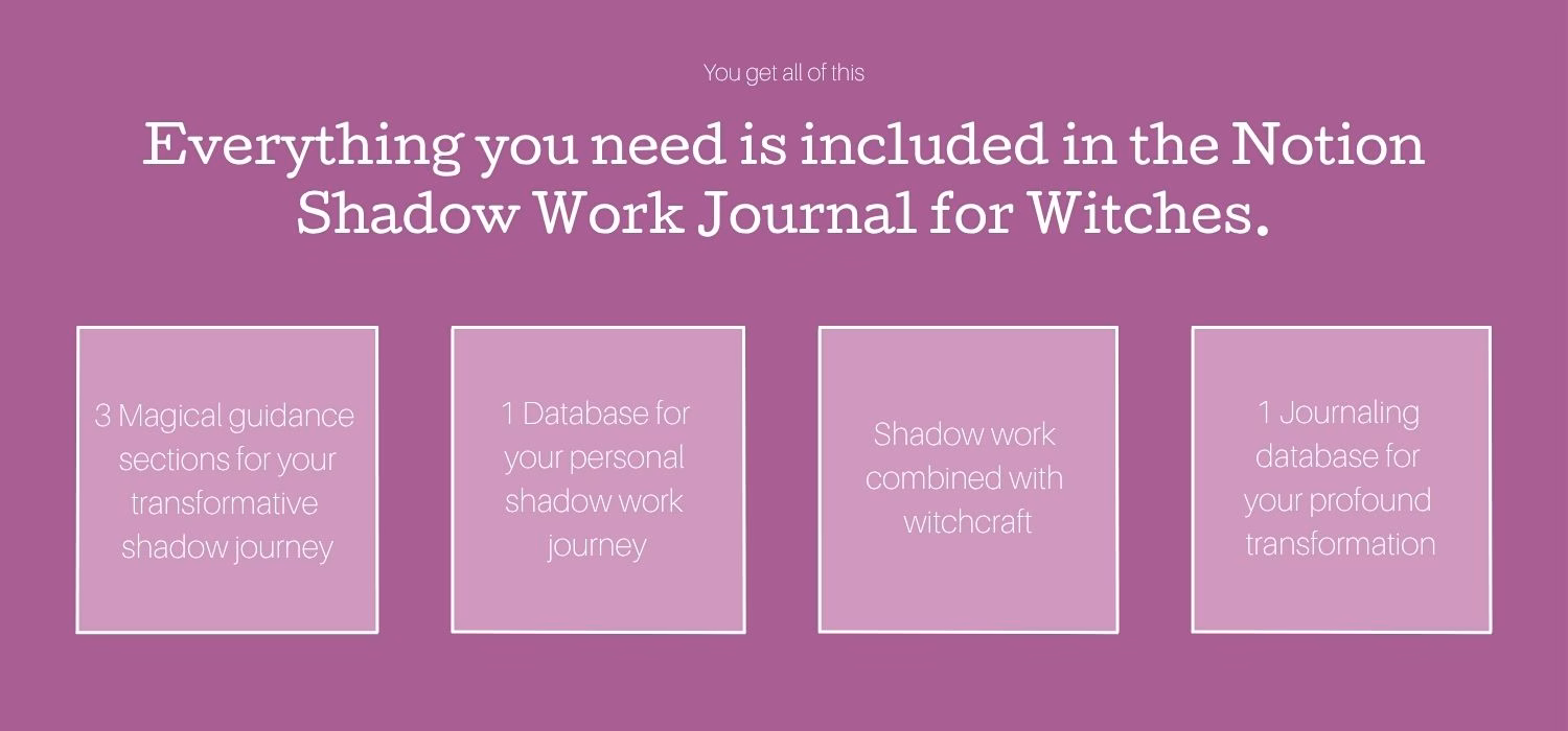 everything you need for shadow work